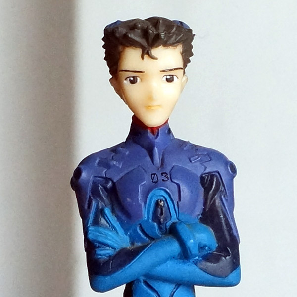 Gashapon  Evangelion Serie 5  Touji Suzuhara en plug suit
