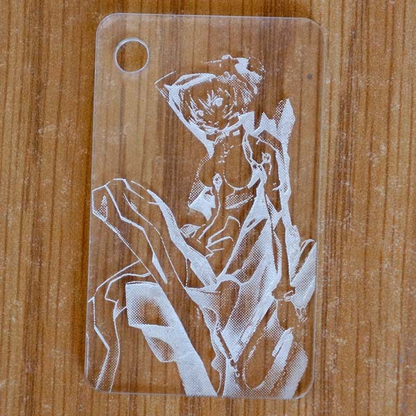 Llavero Glass  Neon Genesis Evangelion  Ayanami Rei