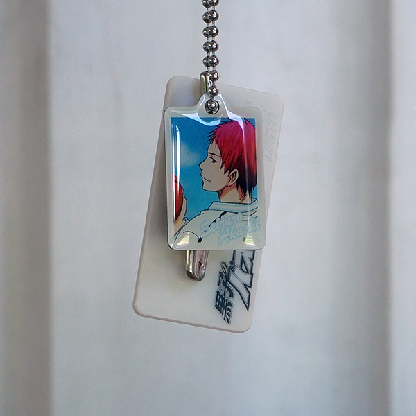 Tag Plate Llavero y Pin - Seijuro Akashi